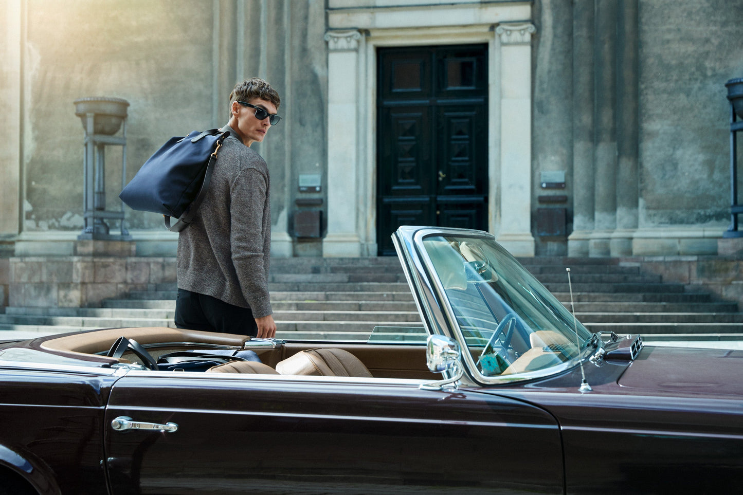 Shopper - Army/Cuoio